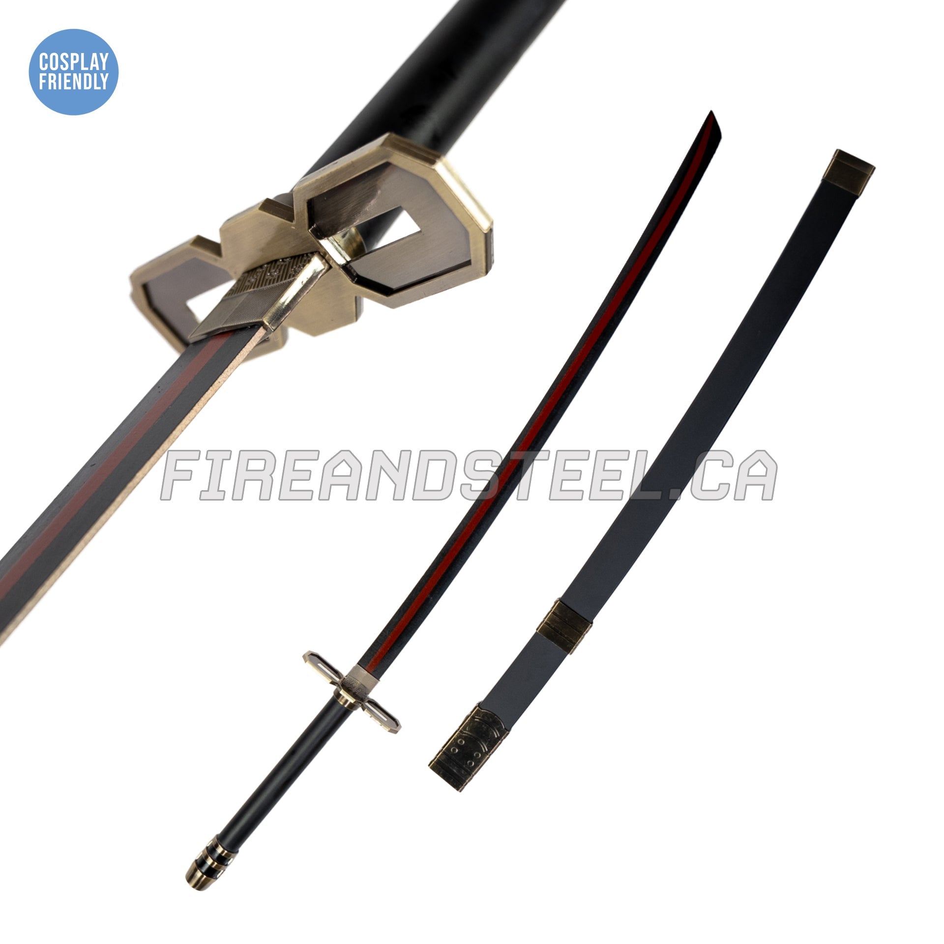 Guren Ichinose's "Mahiru-No-Yo" Katana (Wood) Anime Sword - Tophatter Daily Deals