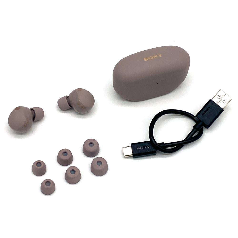 Refurbished Sony WF-1000XM5 Noise Canceling Truly Wireless Earbuds In-Ear Headphones - Tophatter Daily Deals