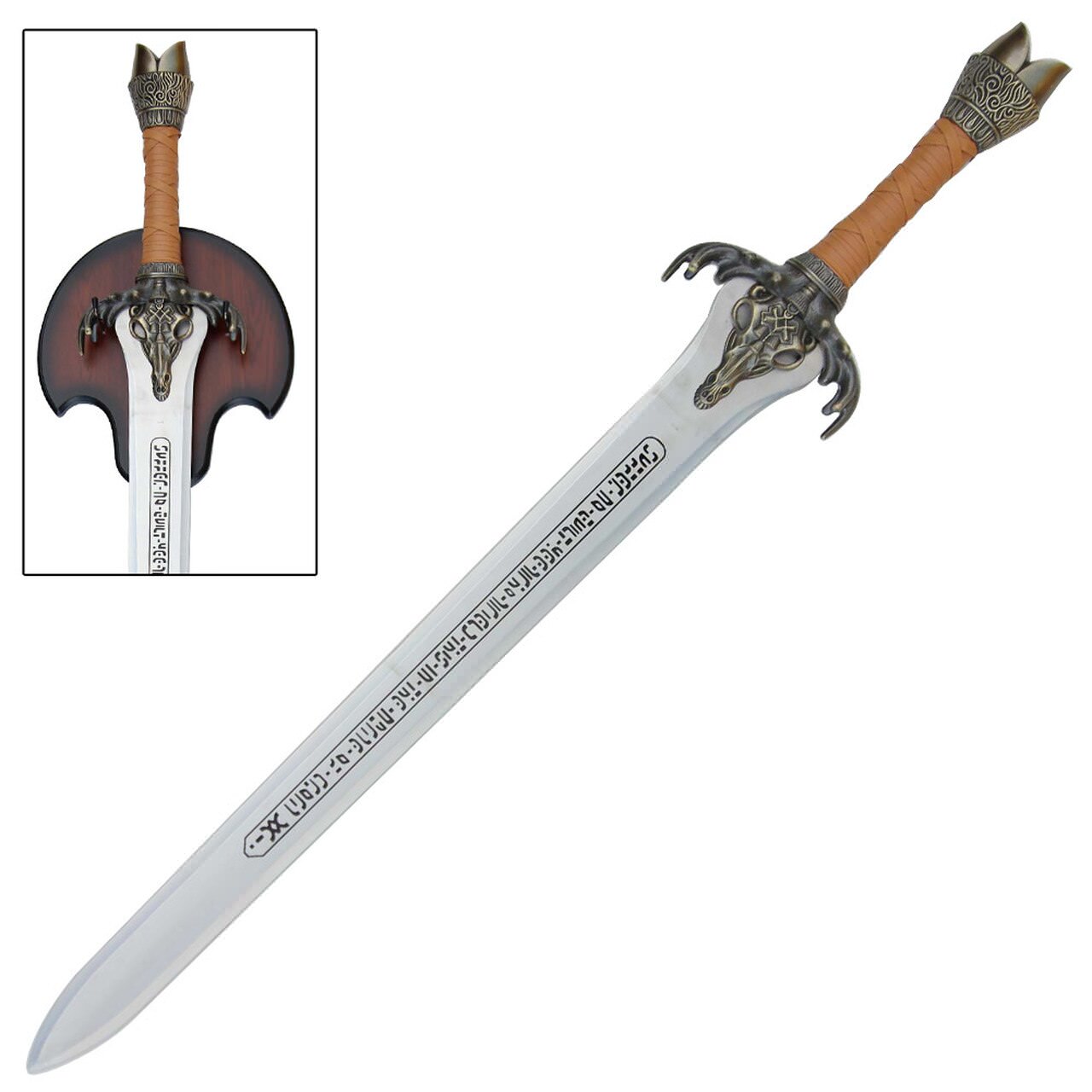 Barbarian Father's Medieval Rams Head Sword - TOPHATTER'S ARMORY DEALS Collectible Weapons - Tophatter Daily Deals