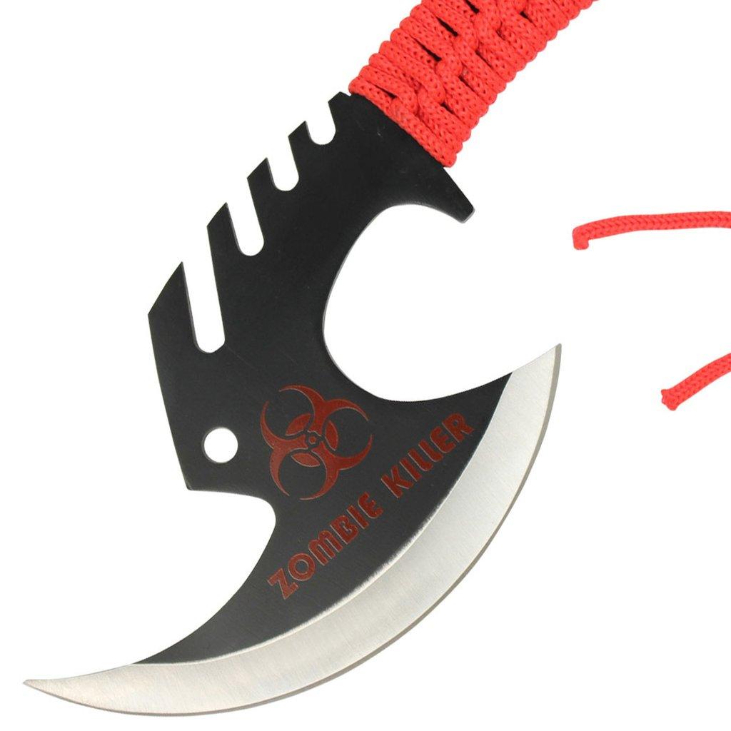 Zed Skullsplitter Throwing Axe - Red outdoor gear - Tophatter Daily Deals