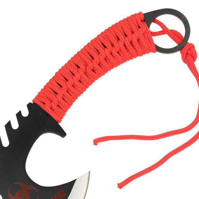 Zed Skullsplitter Throwing Axe - Red outdoor gear - Tophatter Daily Deals