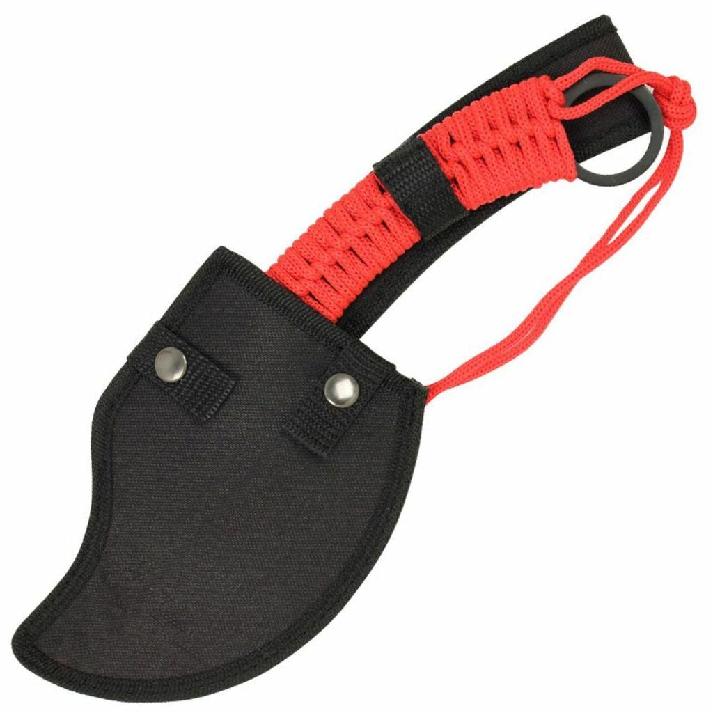 Zed Skullsplitter Throwing Axe - Red outdoor gear - Tophatter Daily Deals