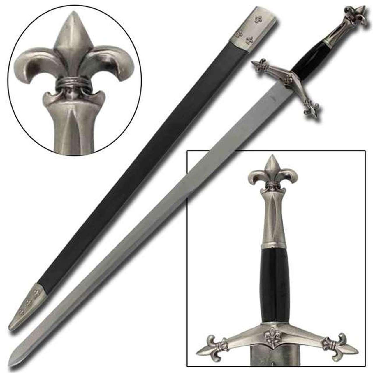 Joan of Arc Replica Longsword swords - Tophatter Daily Deals
