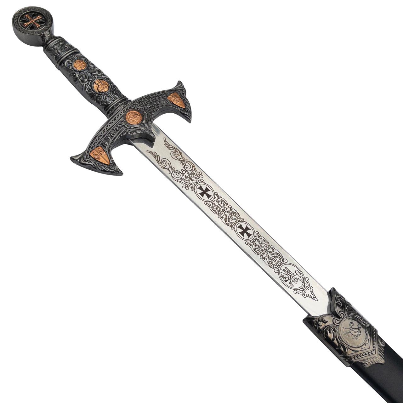 Knights Templar Medieval Sword Swords - Tophatter Daily Deals