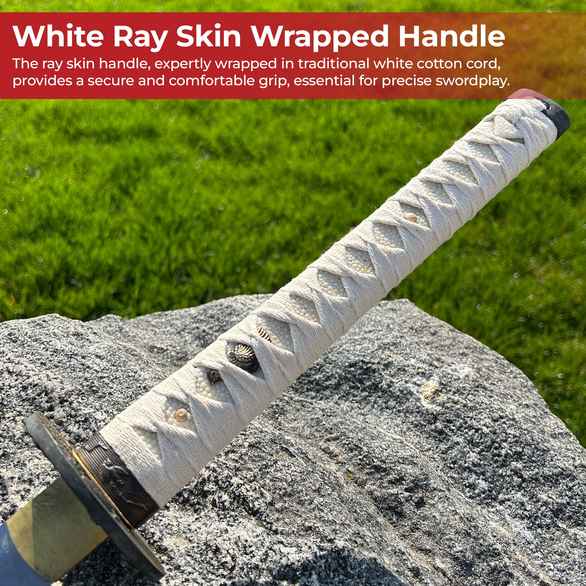 White Lotus Kobuse-Kitae Katana Swords - Tophatter Daily Deals