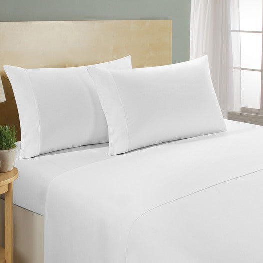 4-Piece Set: 100% Egyptian Cotton 1000 Thread Count Deep Pocket Luxury Comfort Sheets, Twin-King White Bedding - Tophatter Daily Deals