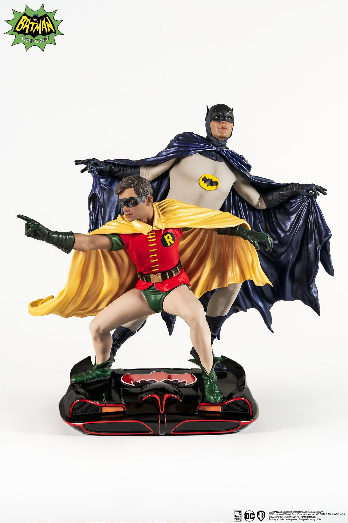 Batman & Robin 1966 - Officially Licensed PureArts 1:8 Figure Collectible Figure - Tophatter Daily Deals