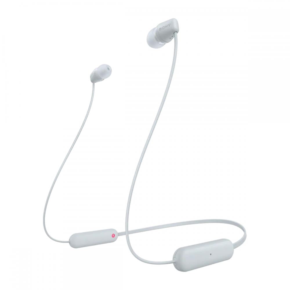 Refurbished Sony WI-C100 Bluetooth Wireless In Ear Headphones In-Ear Headphones - Tophatter Daily Deals