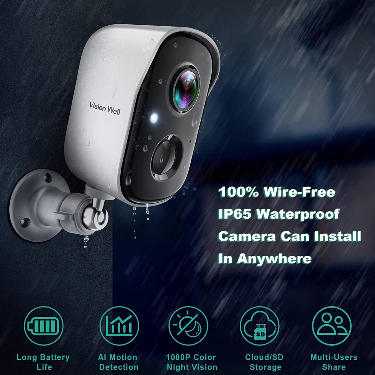 OUTDOOR WIRELESS WIFI CAMERA - Tophatter Daily Deals