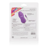 Whisper Micro Heated Bullet Massager in Purple > Vibrators > Mini Vibrators - Tophatter Daily Deals