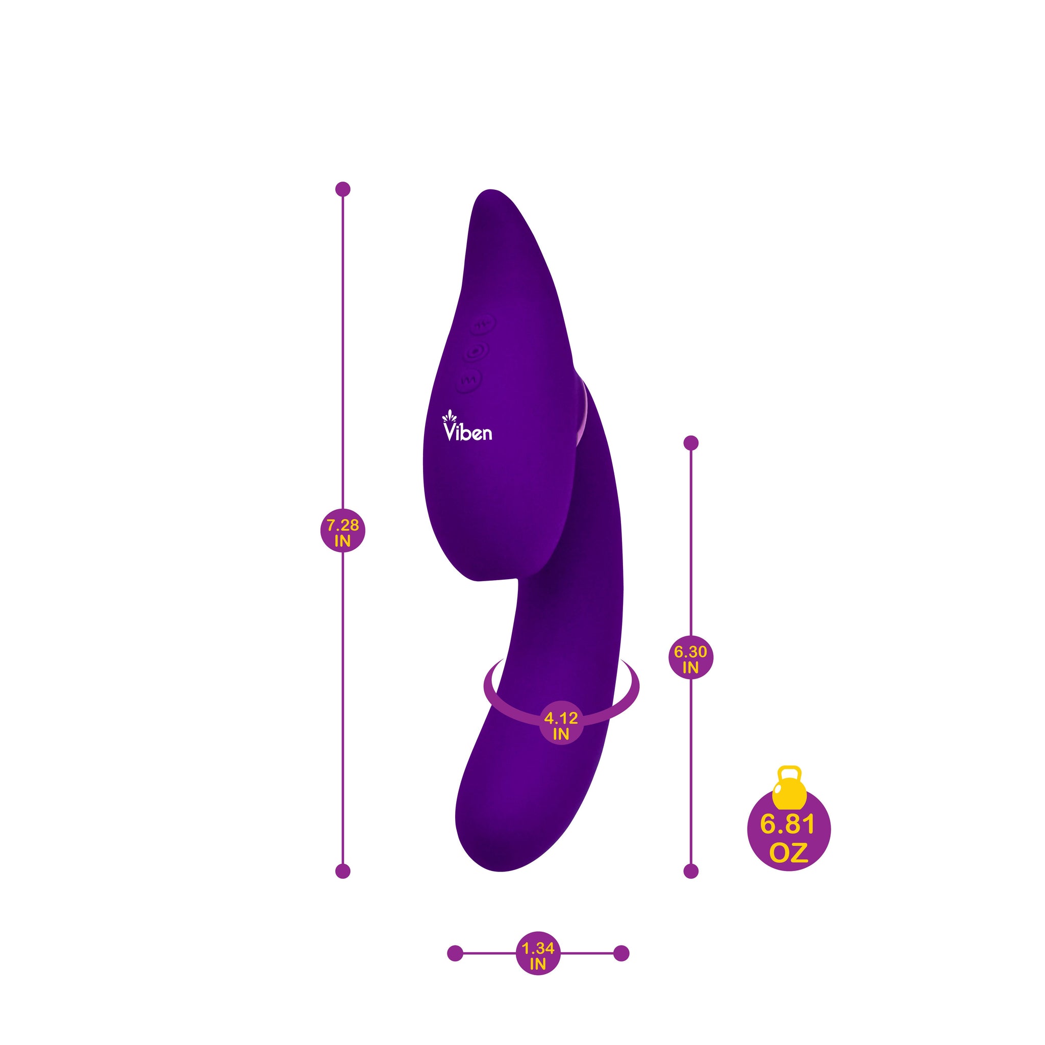 Symphony 21 Mode Swivel Suction Head Triple Motor Vibrator > Vibrators > Ladies > Rabbit - Tophatter Daily Deals