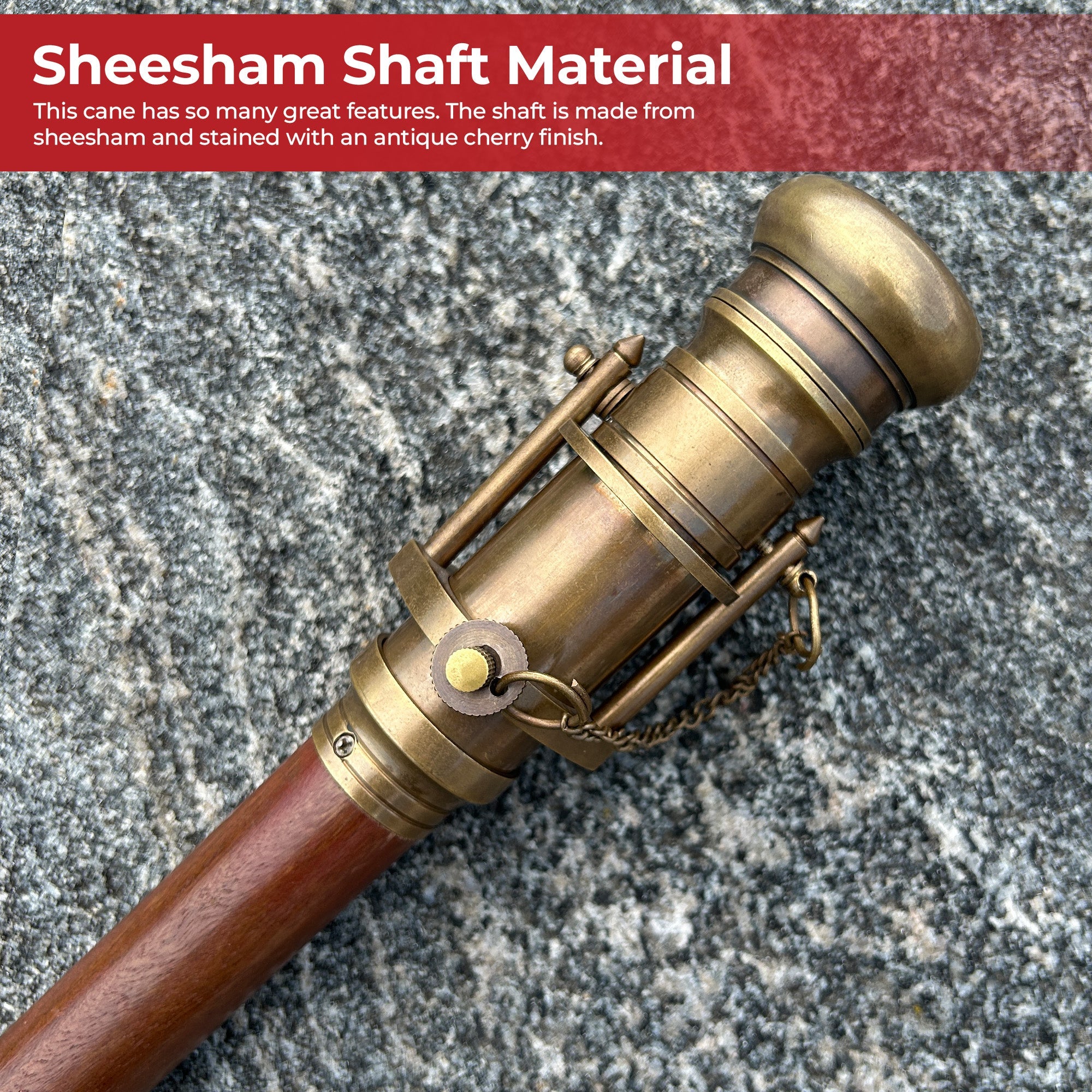 Would Be Lost Without You Steampunk Walking Cane novelty items - Tophatter Daily Deals
