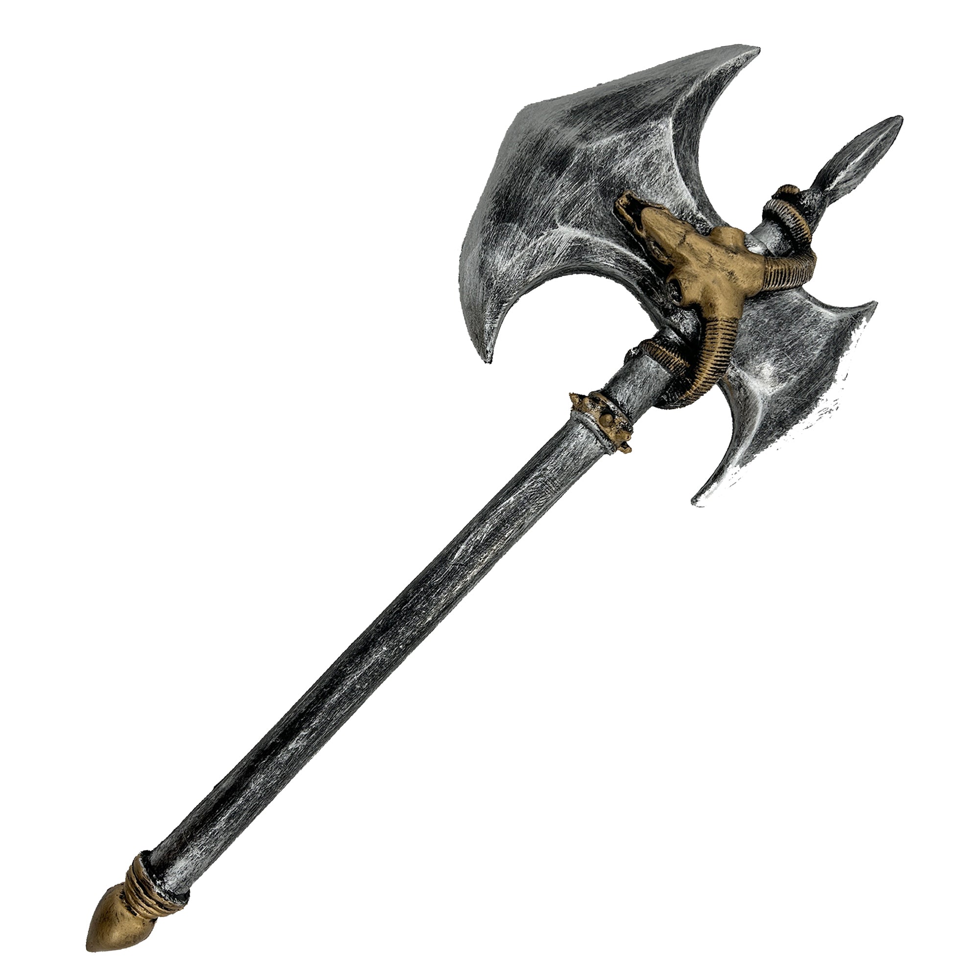 WOW Orc Inspired Double Headed Foam Battle Axe Foam Products - Tophatter Daily Deals