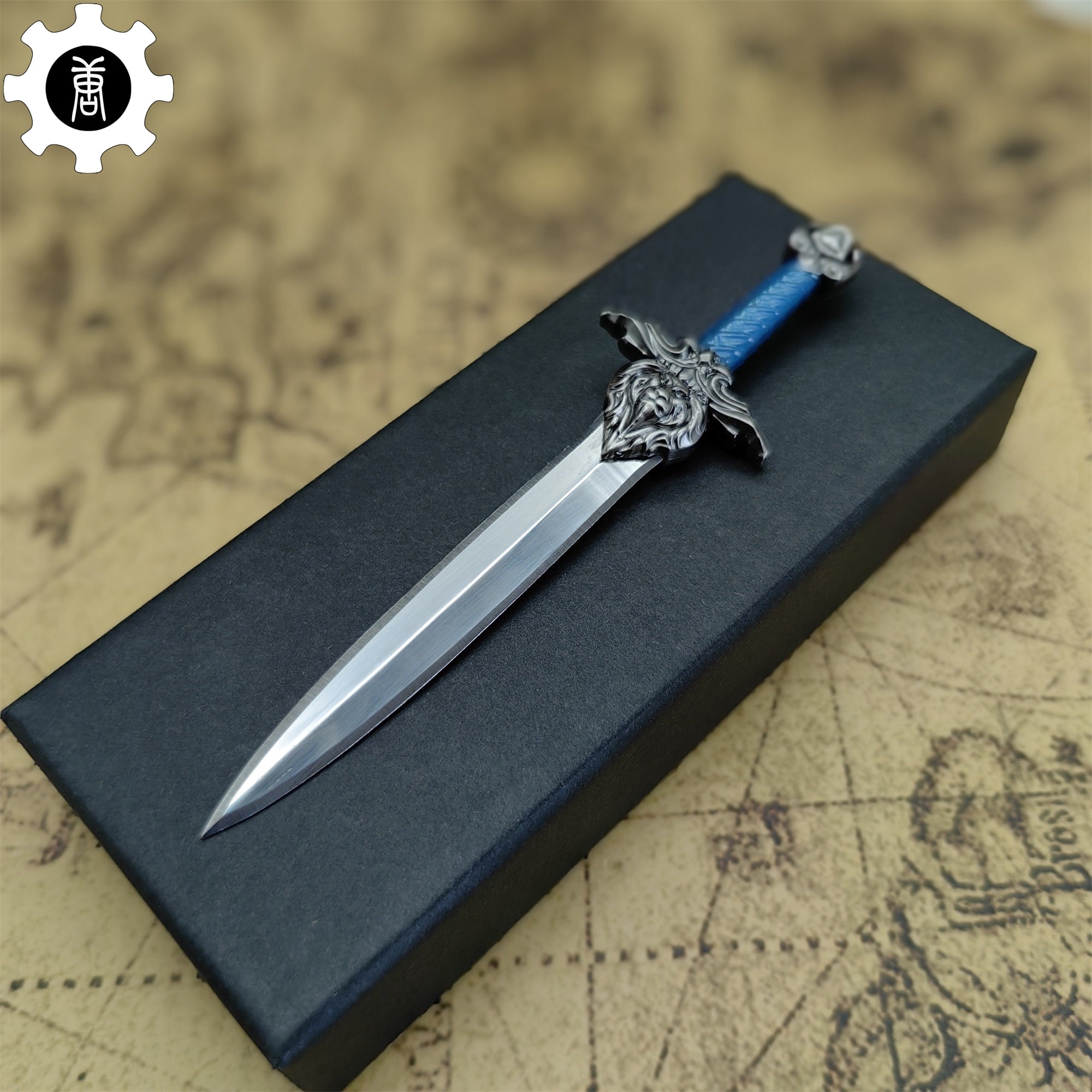WOW Stormwind Sword Mini Metal Replica Unboxing Tool - Tophatter Daily Deals