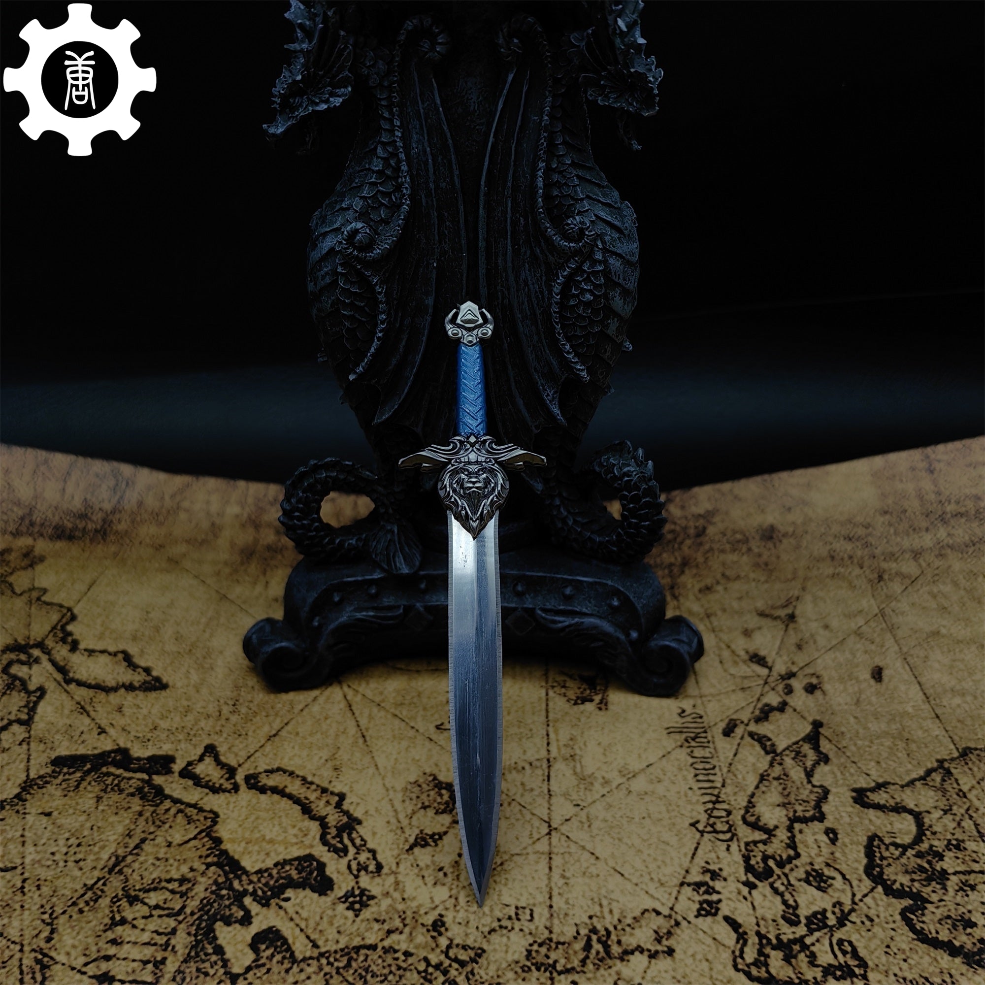 WOW Stormwind Sword Mini Metal Replica Unboxing Tool - Tophatter Daily Deals
