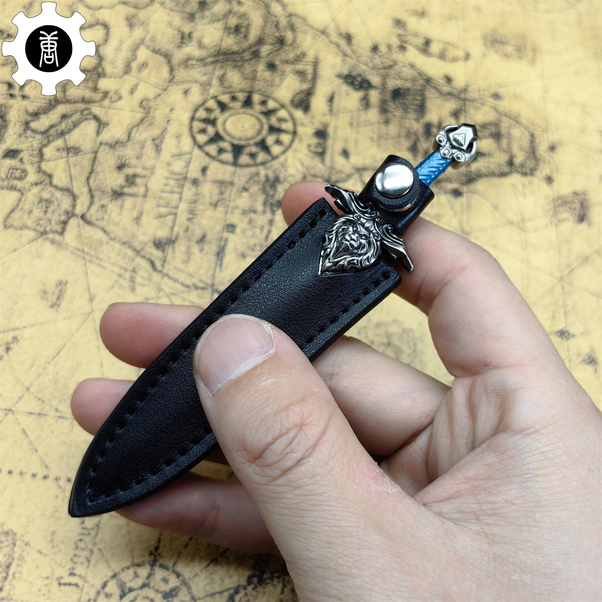 WOW Stormwind Sword Mini Metal Replica Unboxing Tool - Tophatter Daily Deals