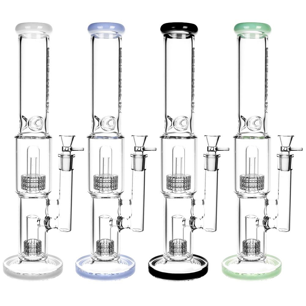 Tophatter's Inc. Double Stereo Matrix Bong Bongs - Tophatter Daily Deals