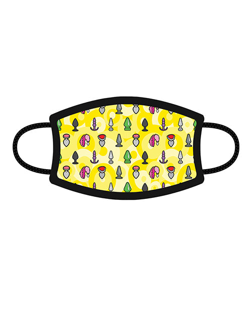 Butt Plug Print Face Mask Face Masks - Tophatter Daily Deals