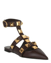 Valentino Roman Stud Ballerina Shoes Footwear - Tophatter Daily Deals
