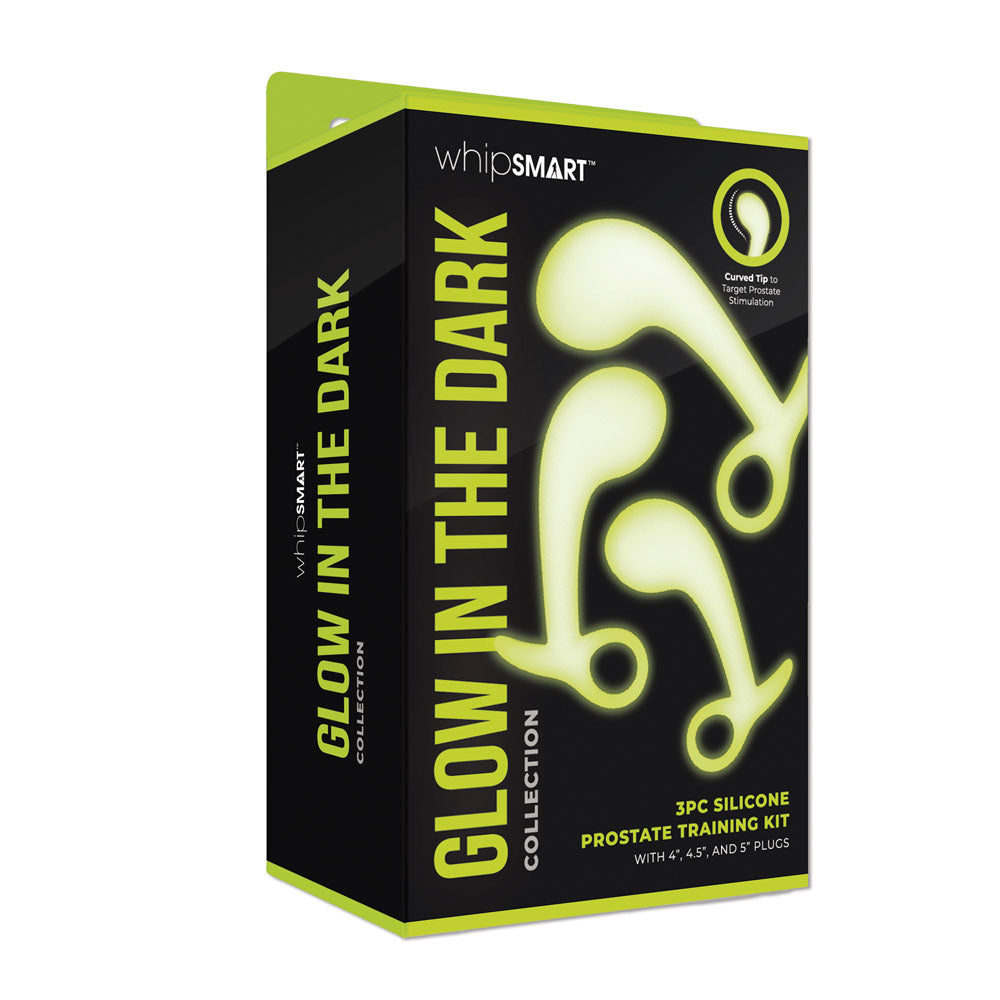 WhipSmart Glow in the Dark Three Piece Prostate Training Kit > Anal Range > Prostate Plugs - Tophatter Daily Deals