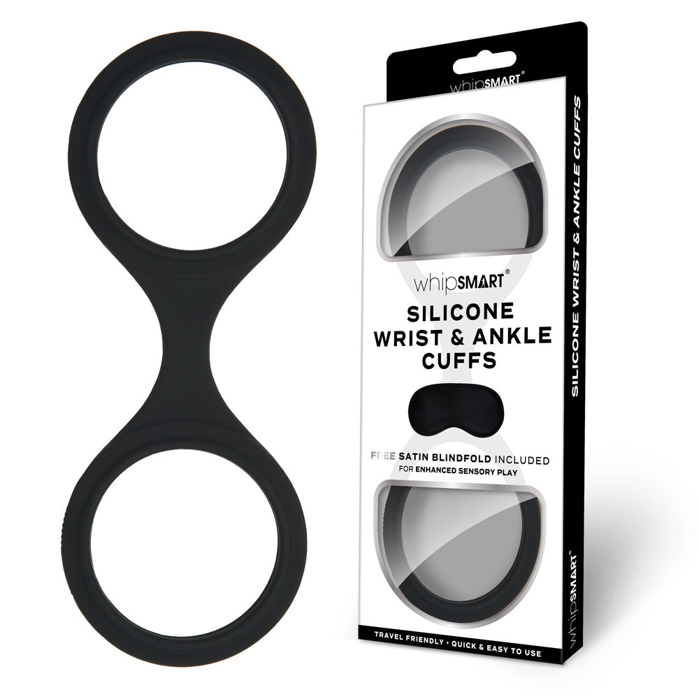 WhipSmart Silicone Wrist and Ankle Cuffs for Comfortable Bondage Play > Bondage Gear > Restraints - Tophatter Daily Deals
