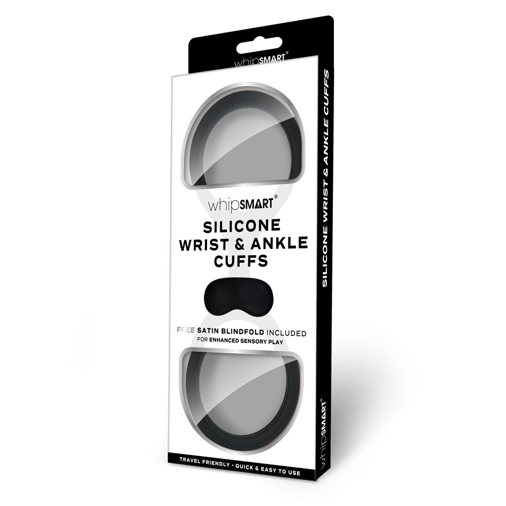 WhipSmart Silicone Wrist and Ankle Cuffs for Comfortable Bondage Play > Bondage Gear > Restraints - Tophatter Daily Deals