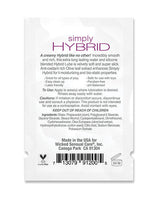Wicked Sensual Care Simply Hybrid Lubricant Lubricants - Tophatter Daily Deals