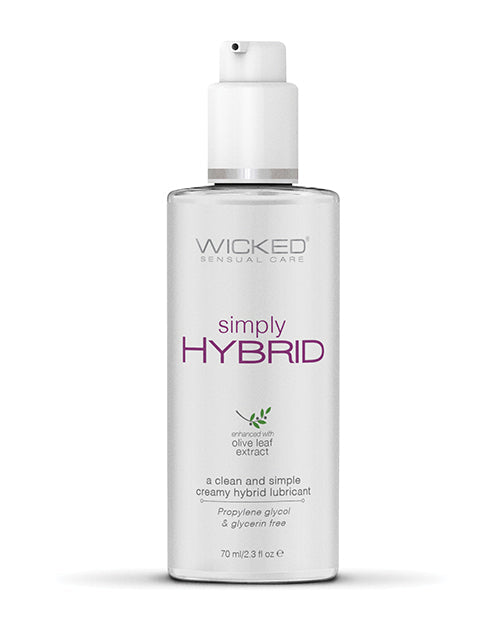 Wicked Sensual Care Simply Hybrid Lubricant 2.3 oz Lubricants - Tophatter Daily Deals