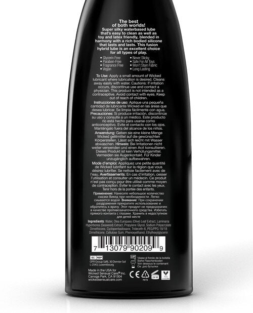 Wicked Sensual Care Hybrid Lubricant Lubricants - Tophatter Daily Deals