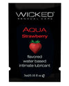 Wicked Strawberry Flavored Lubricant .1 oz Lubricants - Tophatter Daily Deals