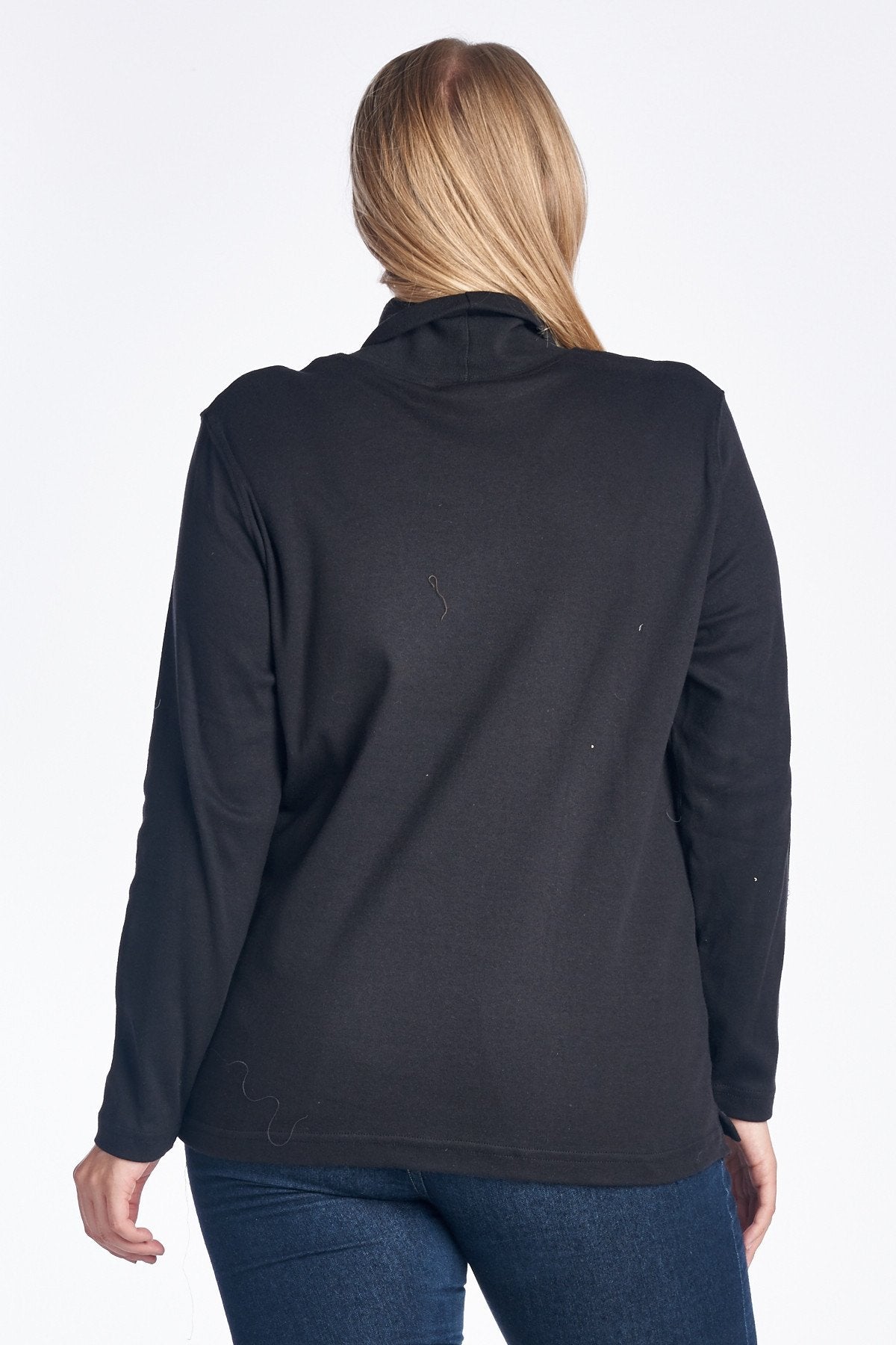 Women's Plus Size Long Sleeve Turtleneck Top Plus Size / Tops - Tophatter Daily Deals