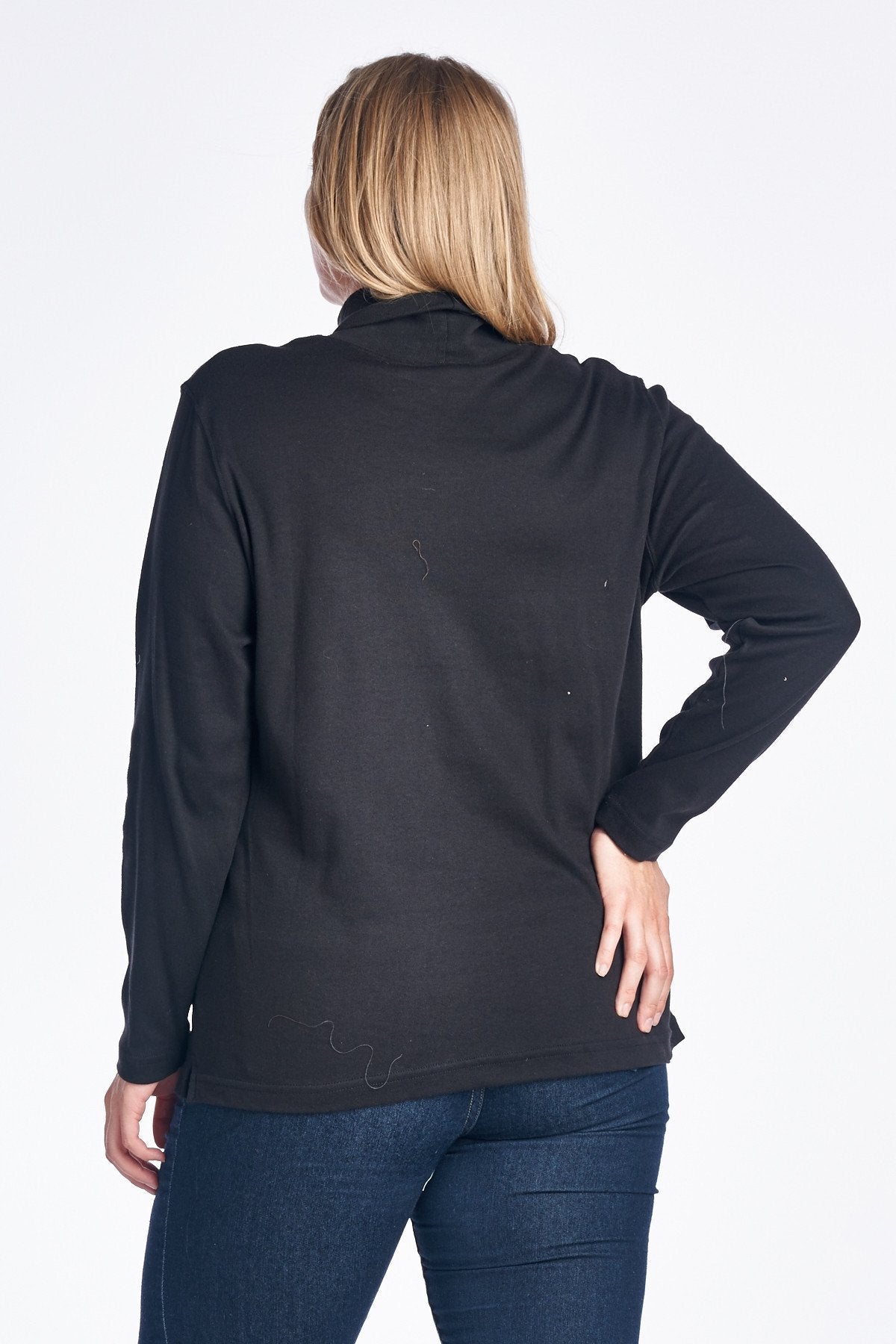 Women's Plus Size Long Sleeve Turtleneck Top Plus Size / Tops - Tophatter Daily Deals