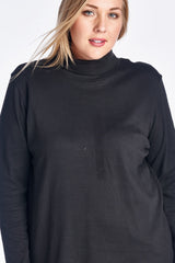 Women's Plus Size Long Sleeve Turtleneck Top Plus Size / Tops - Tophatter Daily Deals