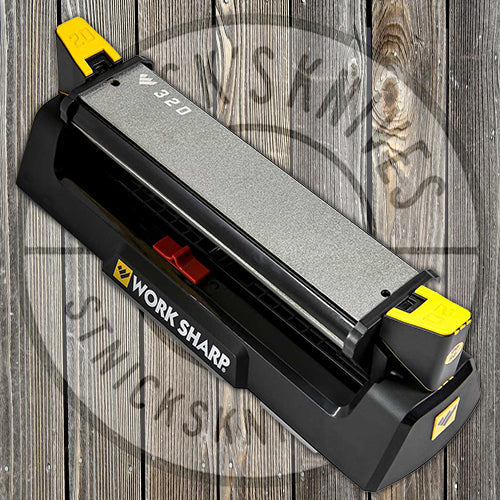 Work Sharp Benchstone Knife Sharpner with Tri-Basive and Pivot-Response - WSBCHBSS Sharpener - Tophatter Daily Deals