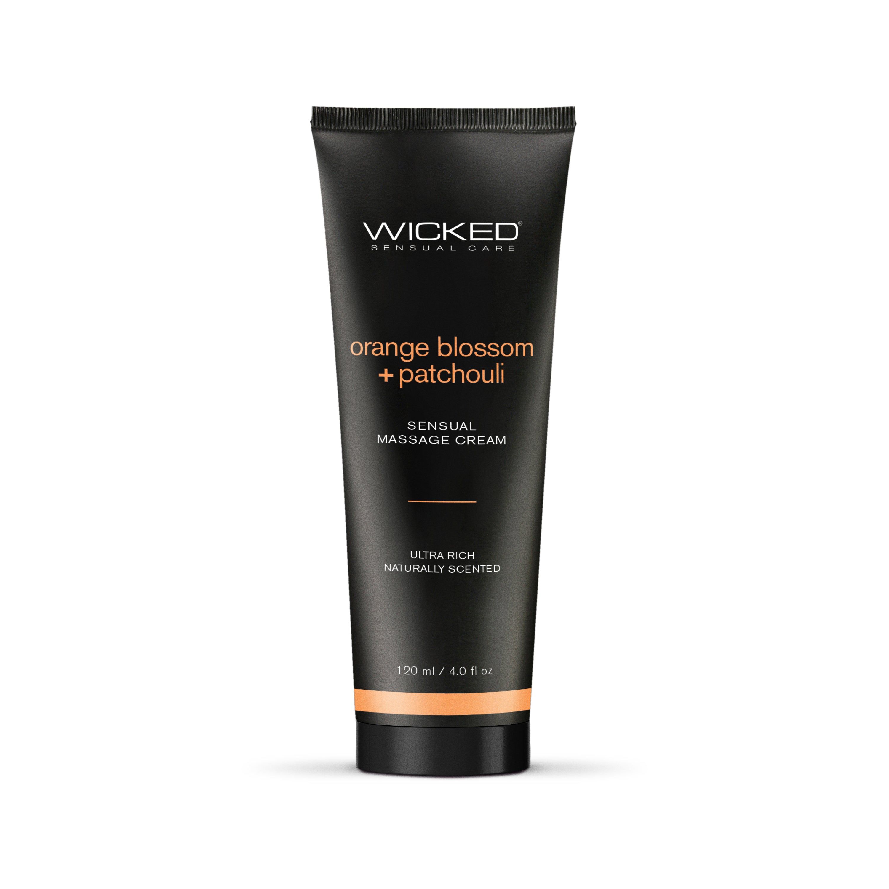Wicked Sensual Care - Sensual Massage Cream - Orange Blossom & Patchouli 4oz Liquid - Tophatter Daily Deals