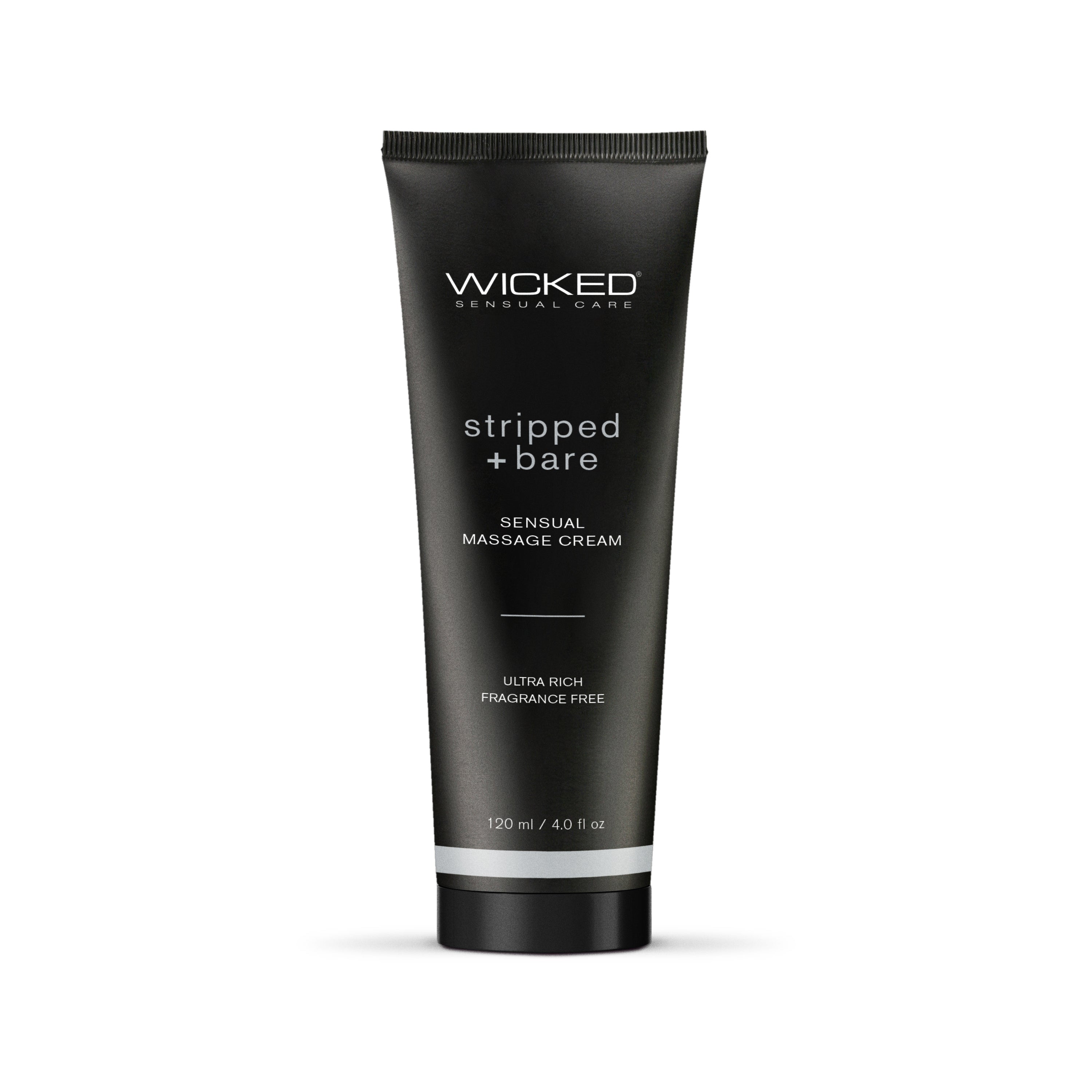 Wicked Sensual Care - Sensual Massage Cream - Stripped & Bare 4oz Liquid - Tophatter Daily Deals