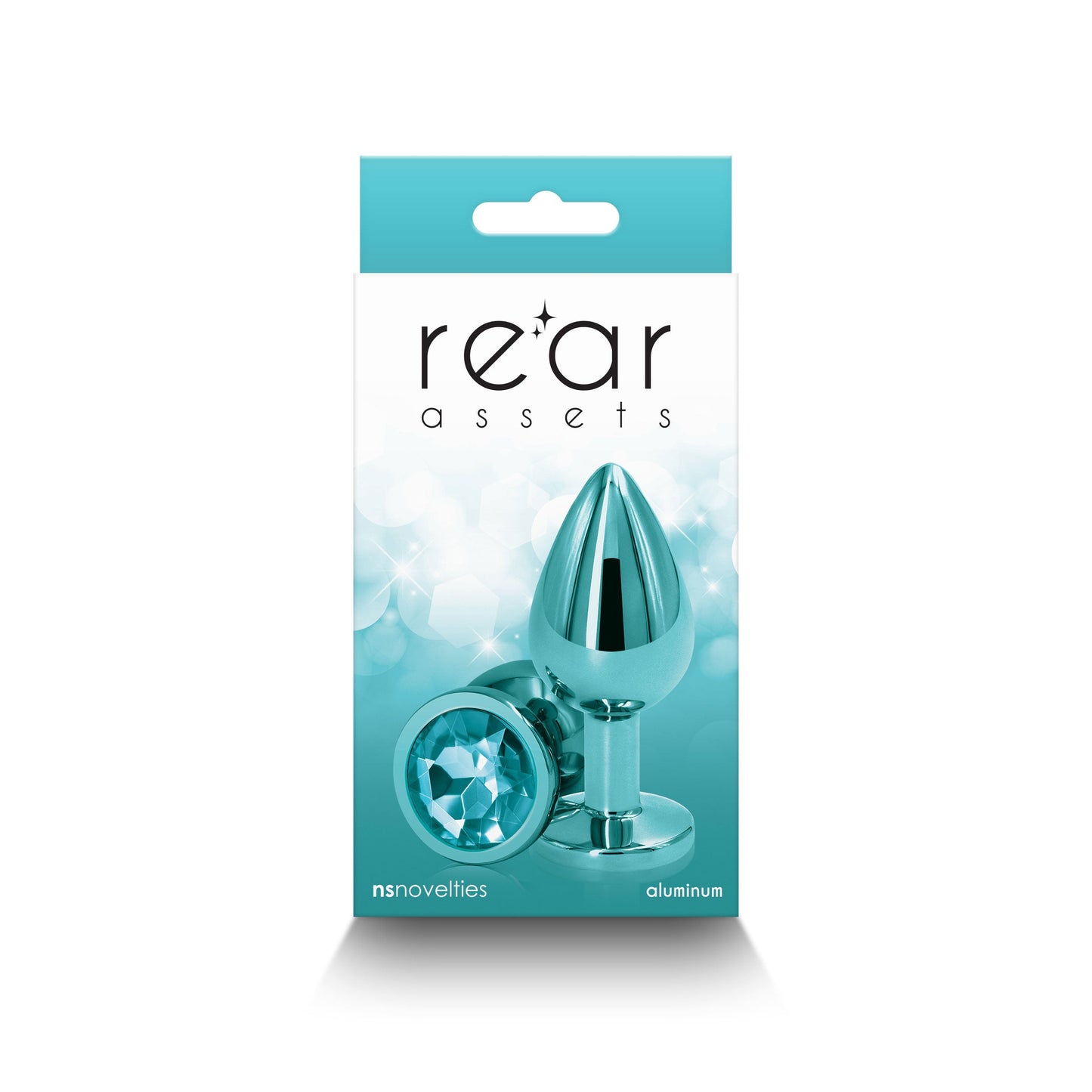 Rear Assets Medium (Teal) 8.2 cm Metal Butt Plug > Anal Range > Jewel Butt Plugs - Tophatter Daily Deals