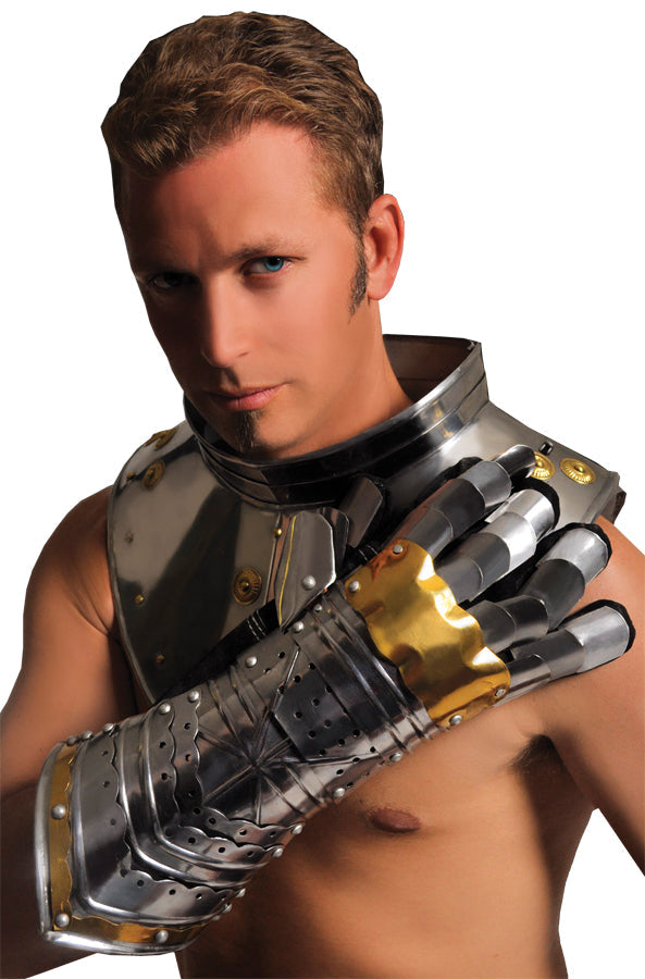 17.5" Gauntlet Pair Costume Gloves - Tophatter Daily Deals