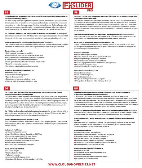 CLOUD 9 F-SLIDER PRO HEAVY DUTY SELF PLEASURING CHAIR COLOR LIGHT DILDO - Tophatter Daily Deals