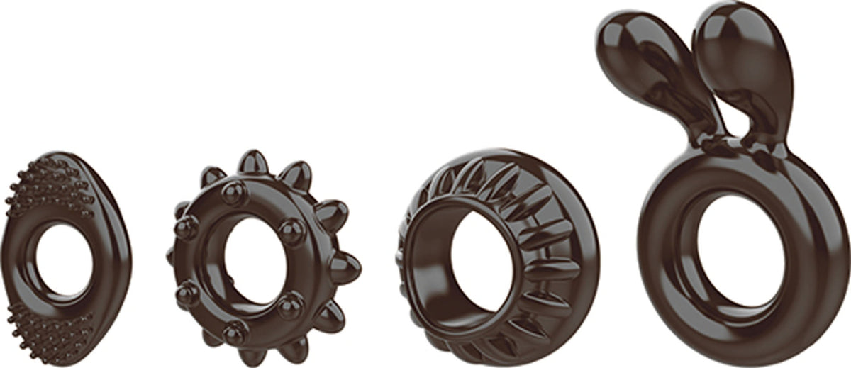 Zero Tolerance Ring My Bell Cock Rings Set of Four > Cock Ring > Sets - Tophatter Daily Deals
