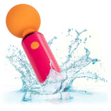 Naughty Bits Home Cumming Queen Vibrating Wand Pink and Orange Silicone Personal Massager > Sex Toys > Mini Massagers - Tophatter Daily Deals