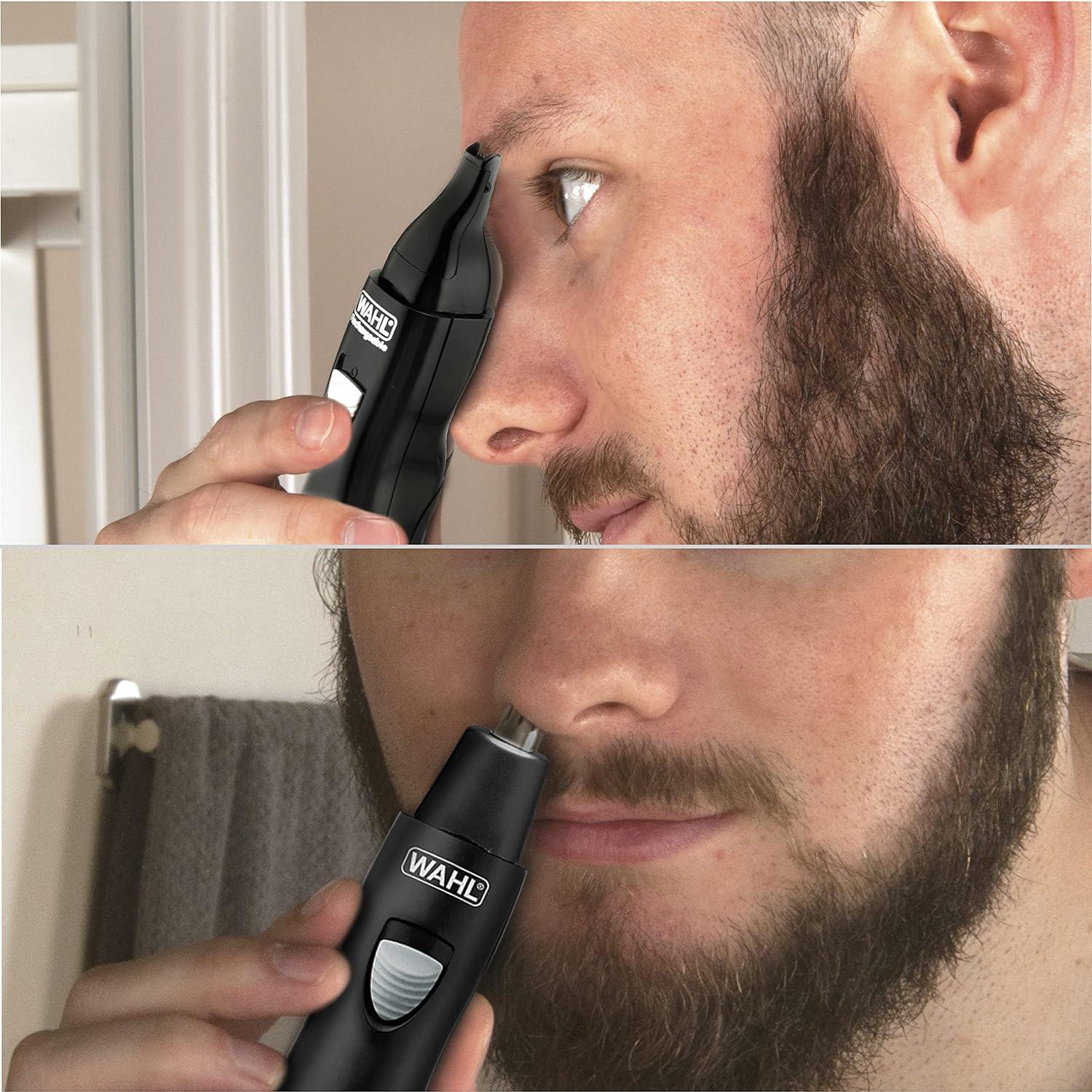 Rechargeable Nose and Ear Trimmer - Cordless Ear & Nose Brow Trimmer Grooming Set Apparel & Accessories - Tophatter Daily Deals
