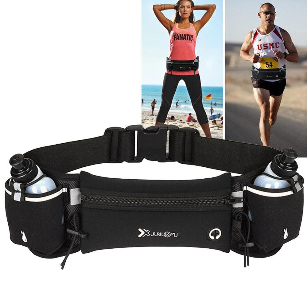 Waistband for Running - Outdoor Sports Jogging Phone Keys Waist Bag Adult Running Belt with Water Bottle Exercise & Fitness - Tophatter Daily Deals