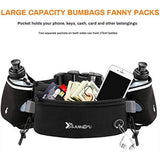 Waistband for Running - Outdoor Sports Jogging Phone Keys Waist Bag Adult Running Belt with Water Bottle Exercise & Fitness - Tophatter Daily Deals