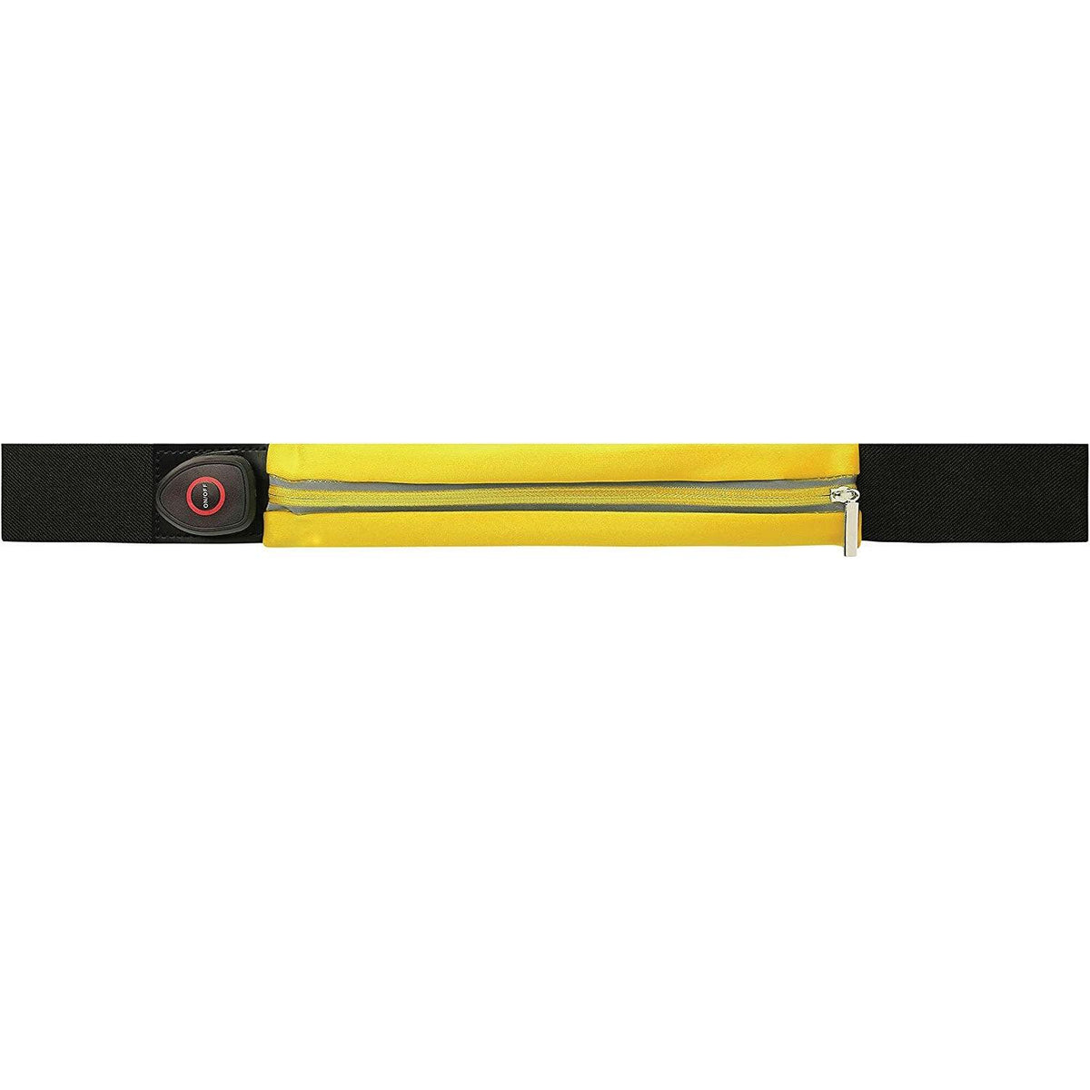 Flipbelt for Running - Ultra Yellow Coloured LED Reflective Running Belt For Women and Men USB Rechargeable Running Phone Holders Waist Bag Apparel & Accessories - Tophatter Daily Deals