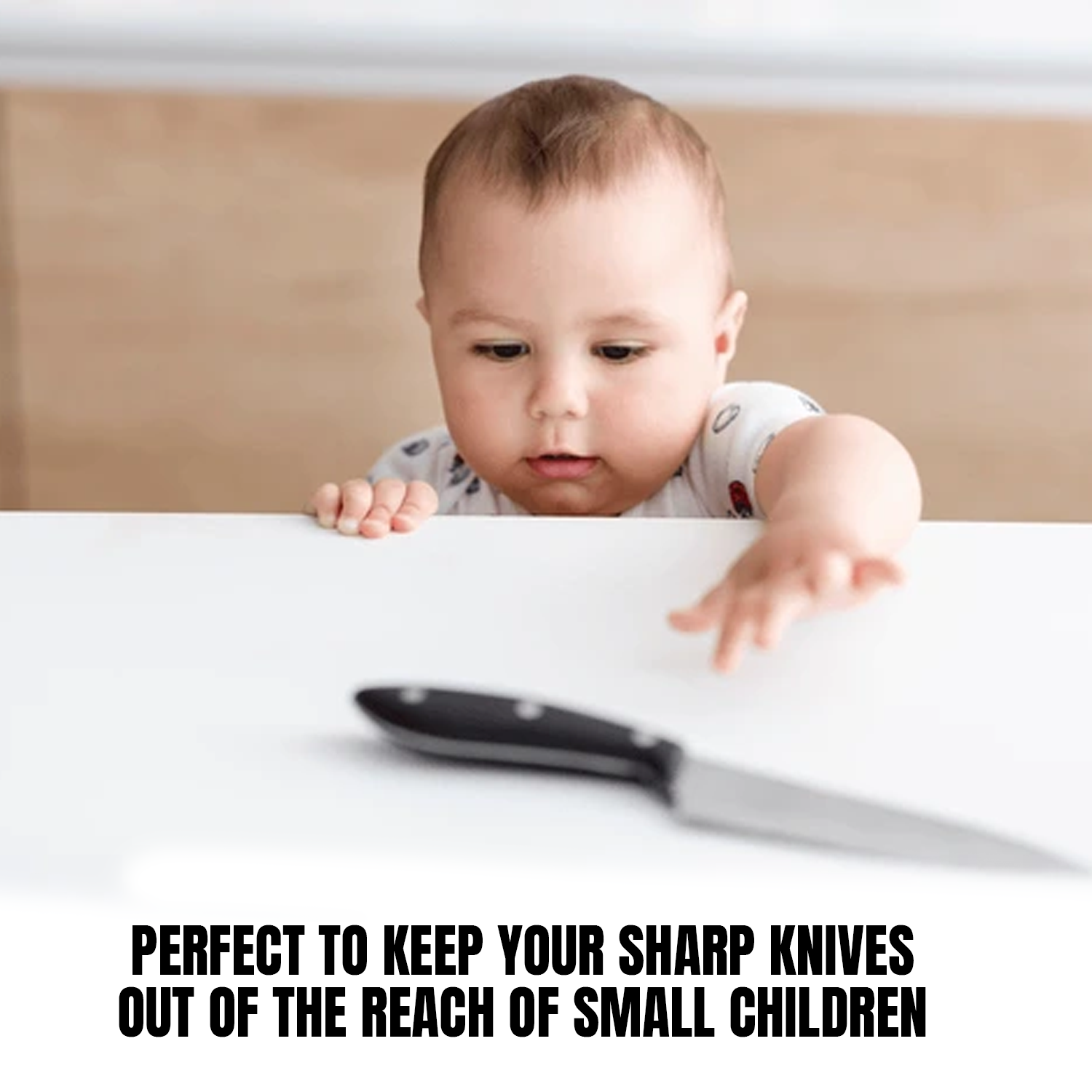 Magnetic Knife Holder – Wall Mounted Stainless Steel Strip for Kitchen Knives & Utensils Kitchen - Tophatter Daily Deals