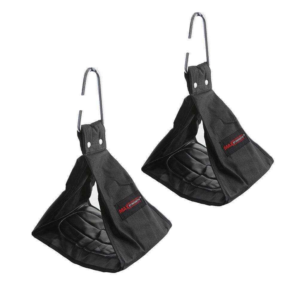 Hanging Straps for Abs - Hanging Leg Raise Strap - Wall Mounted Pull Chin Up Bar Fitness Ab Sling Home Gym Exercise Iron Bracket Exercise & Fitness - Tophatter Daily Deals