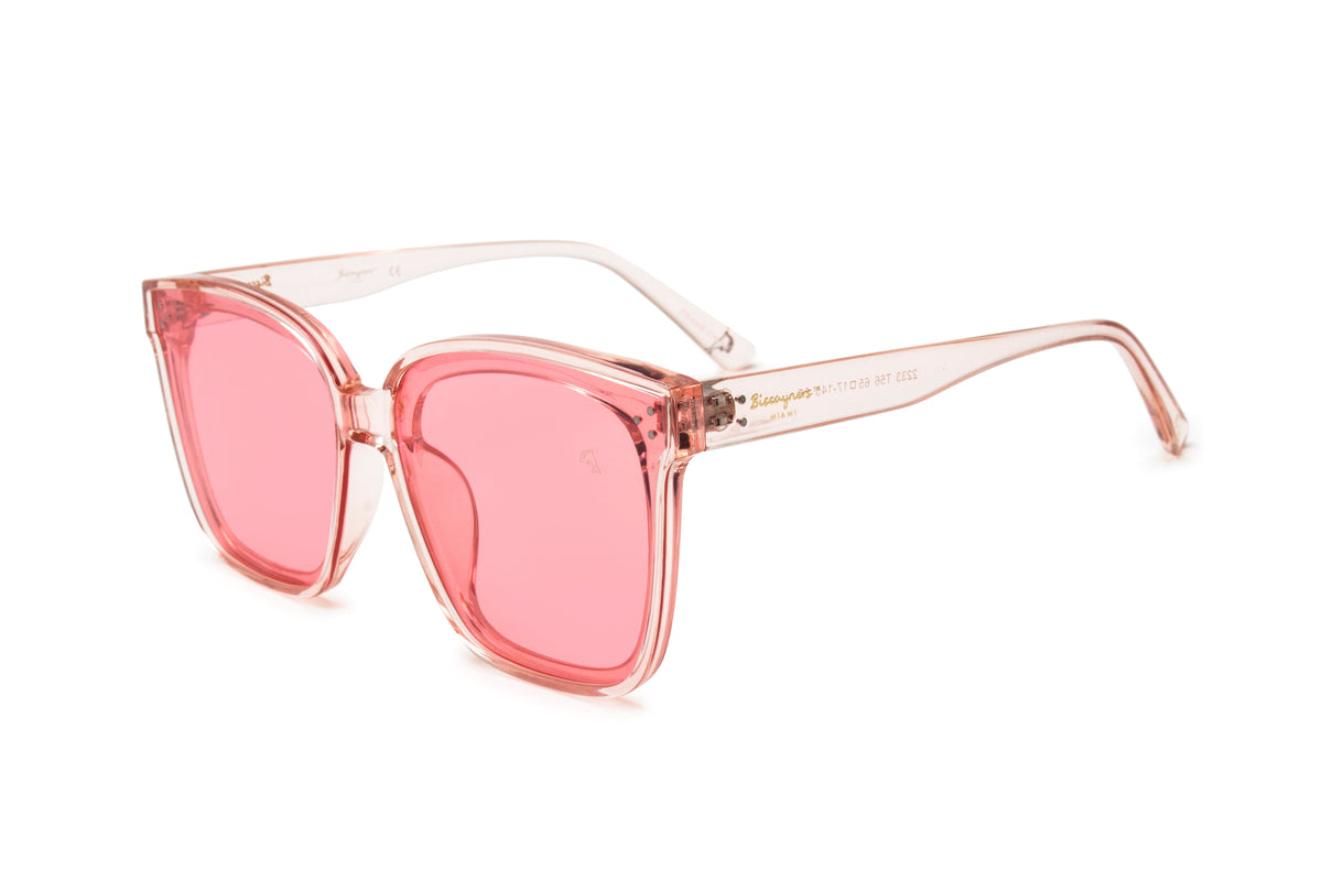 Biscayners Warren Pink Women's Sunglasses Warren Pink Sunglasses - Tophatter Daily Deals