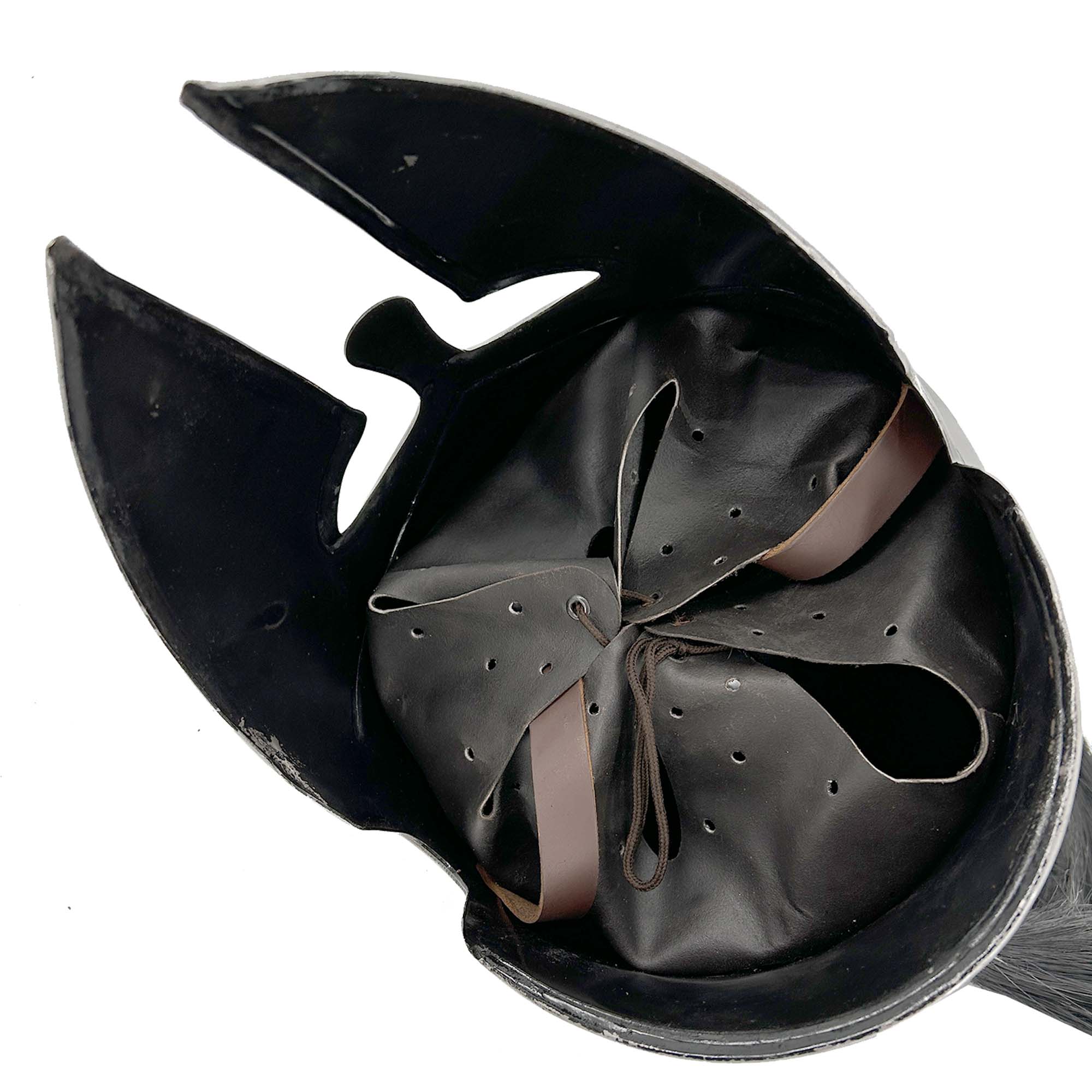 Warriors Pride Corinthian Helmet with Black Plume Medieval armor - Tophatter Daily Deals