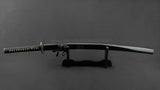 "Warrior's Rage" (Black) Hand Forged Katana In Clay Tempered 1060 HCS Katana - Tophatter Daily Deals